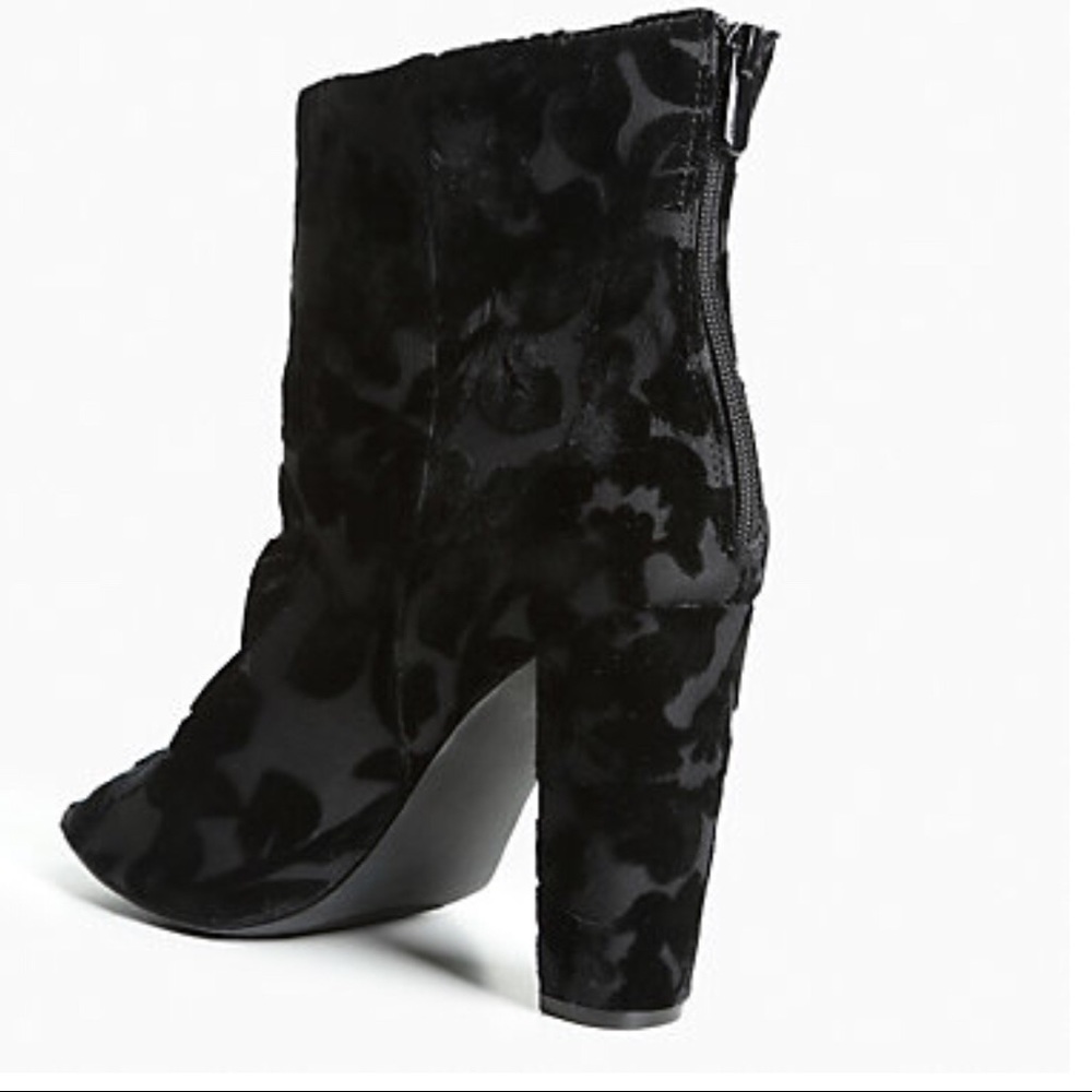 Torrid Floral Velvet Booties (Wide Width)